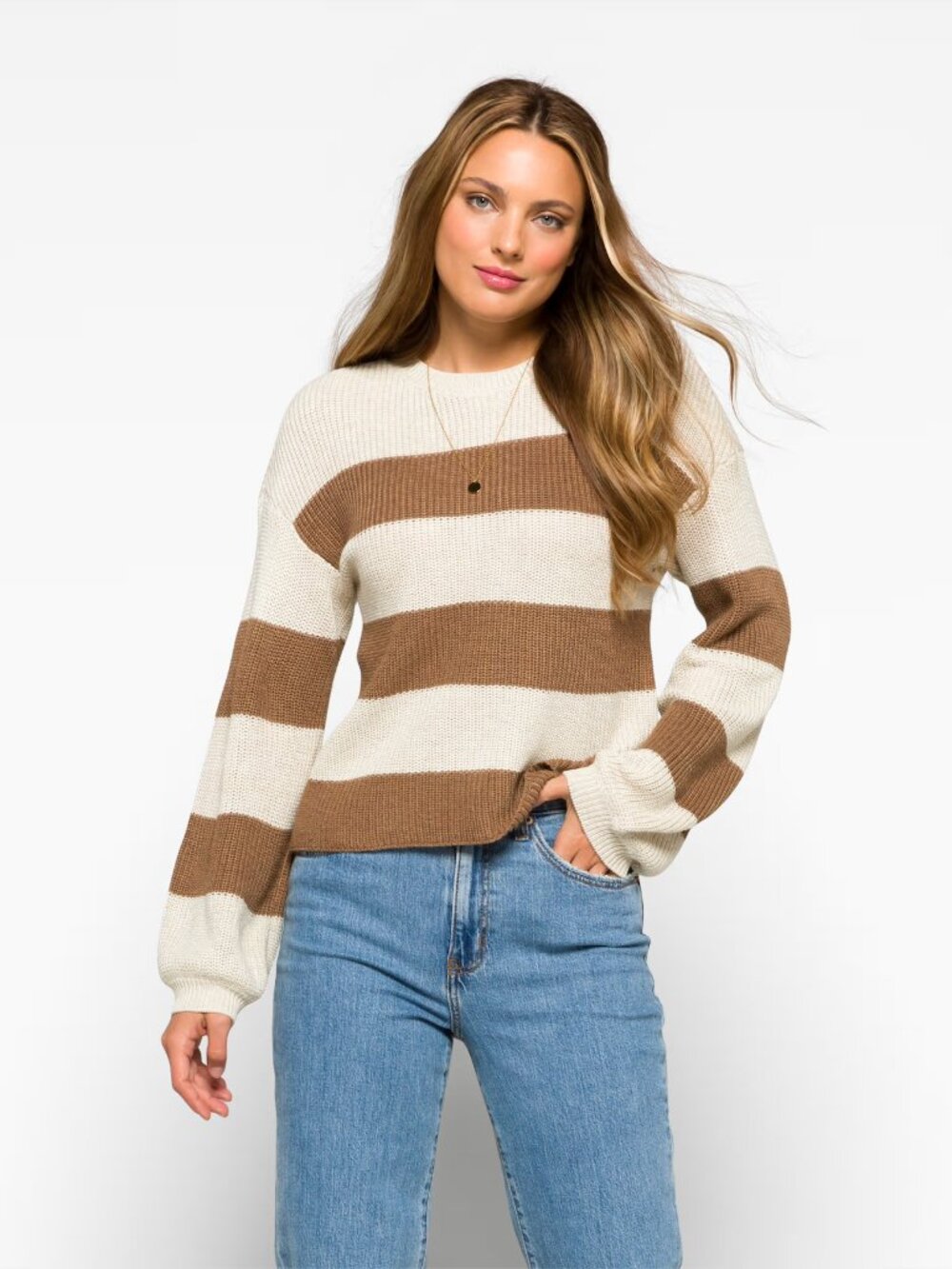 Steve Madden Spessie Balloon Sleeve Sweater ~ Size Medium